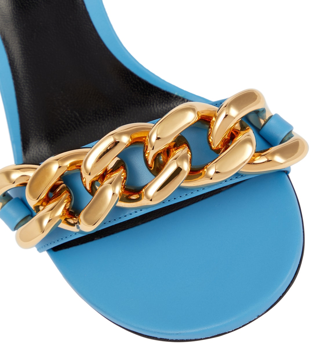 Medusa Chain leather sandals | Versace