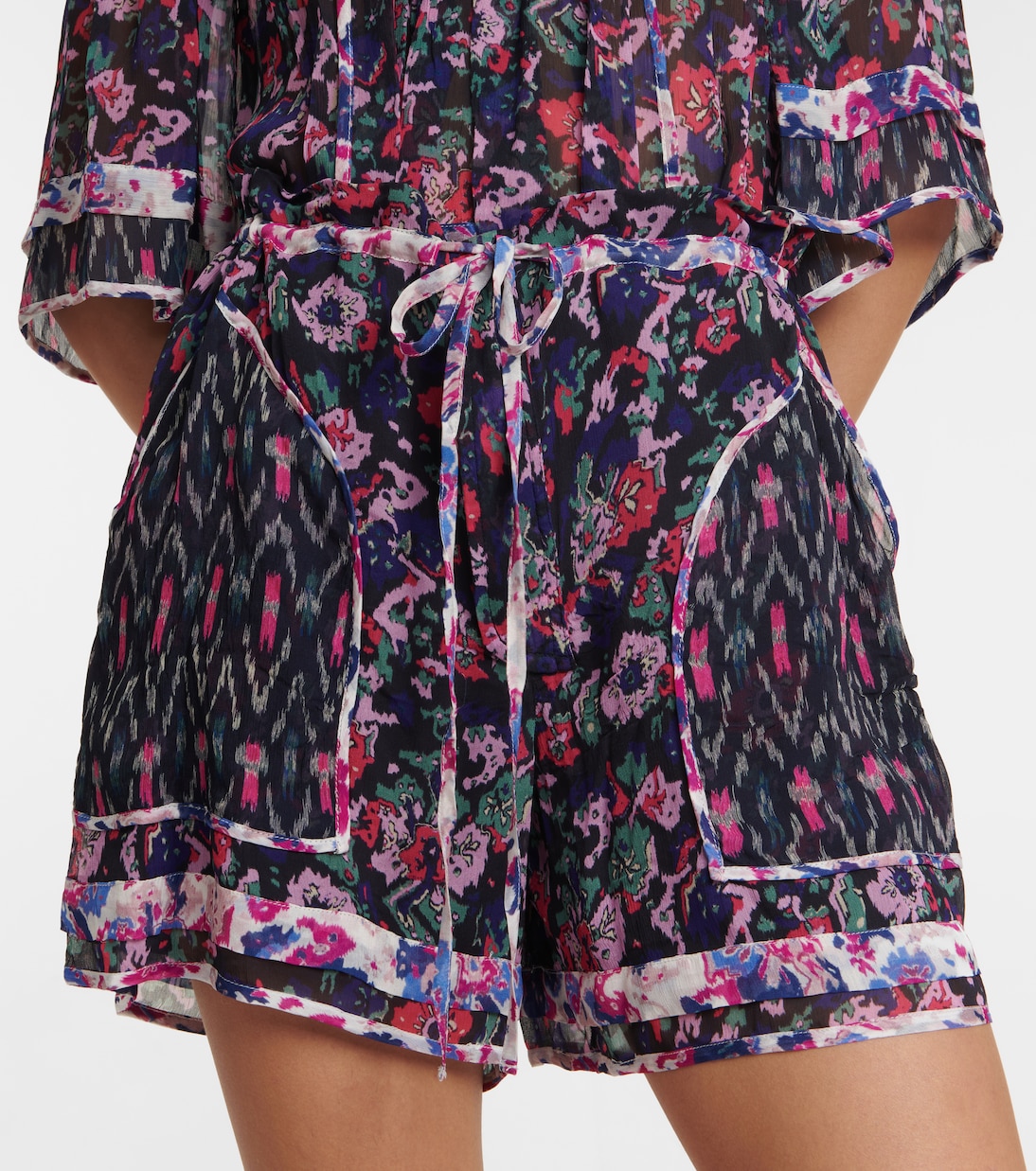 Shorts Riolmy in georgette con stampa | Marant Etoile