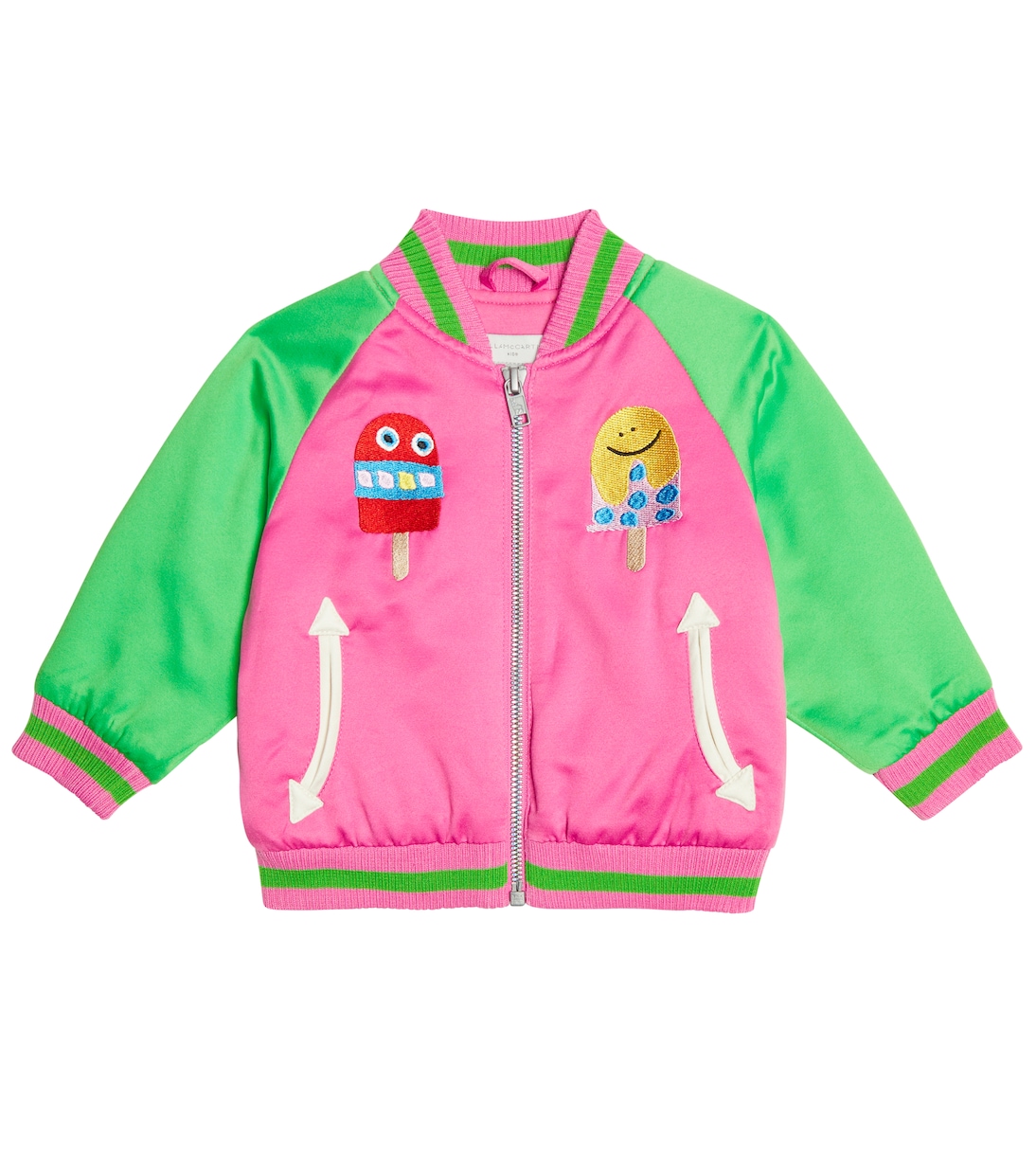 Baby Bomberjacke aus Satin | Stella McCartney Kids