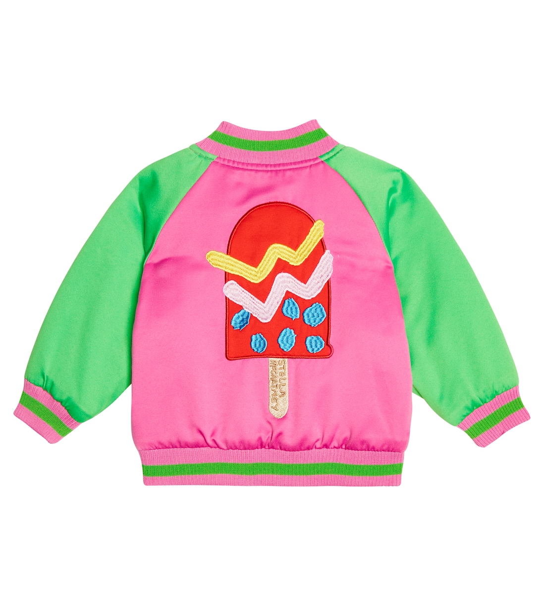 Baby Bomberjacke aus Satin | Stella McCartney Kids