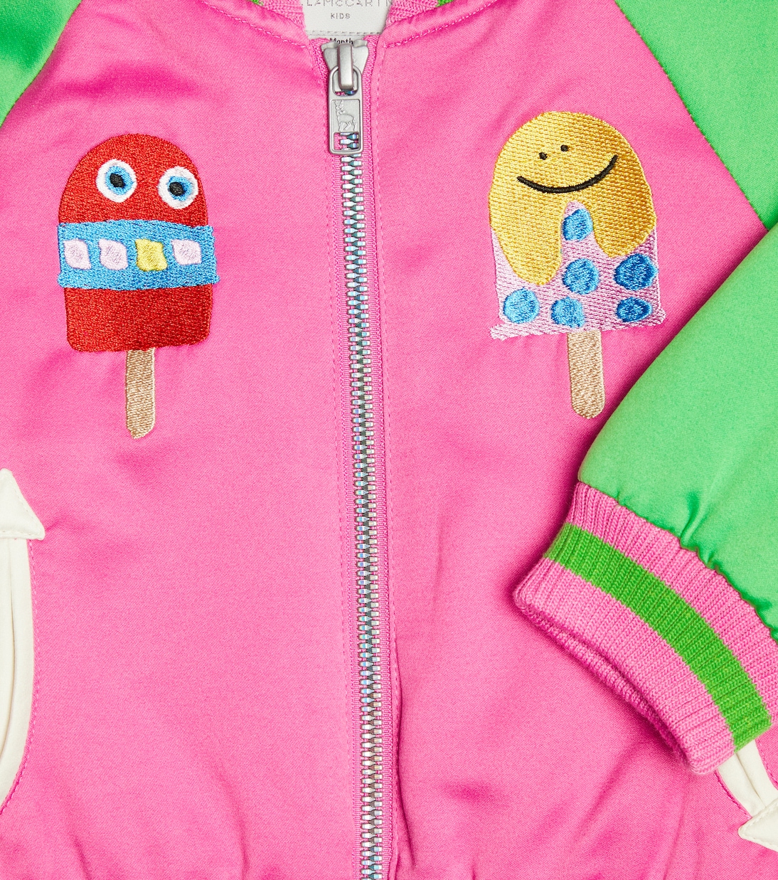 Baby Bomberjacke aus Satin | Stella McCartney Kids
