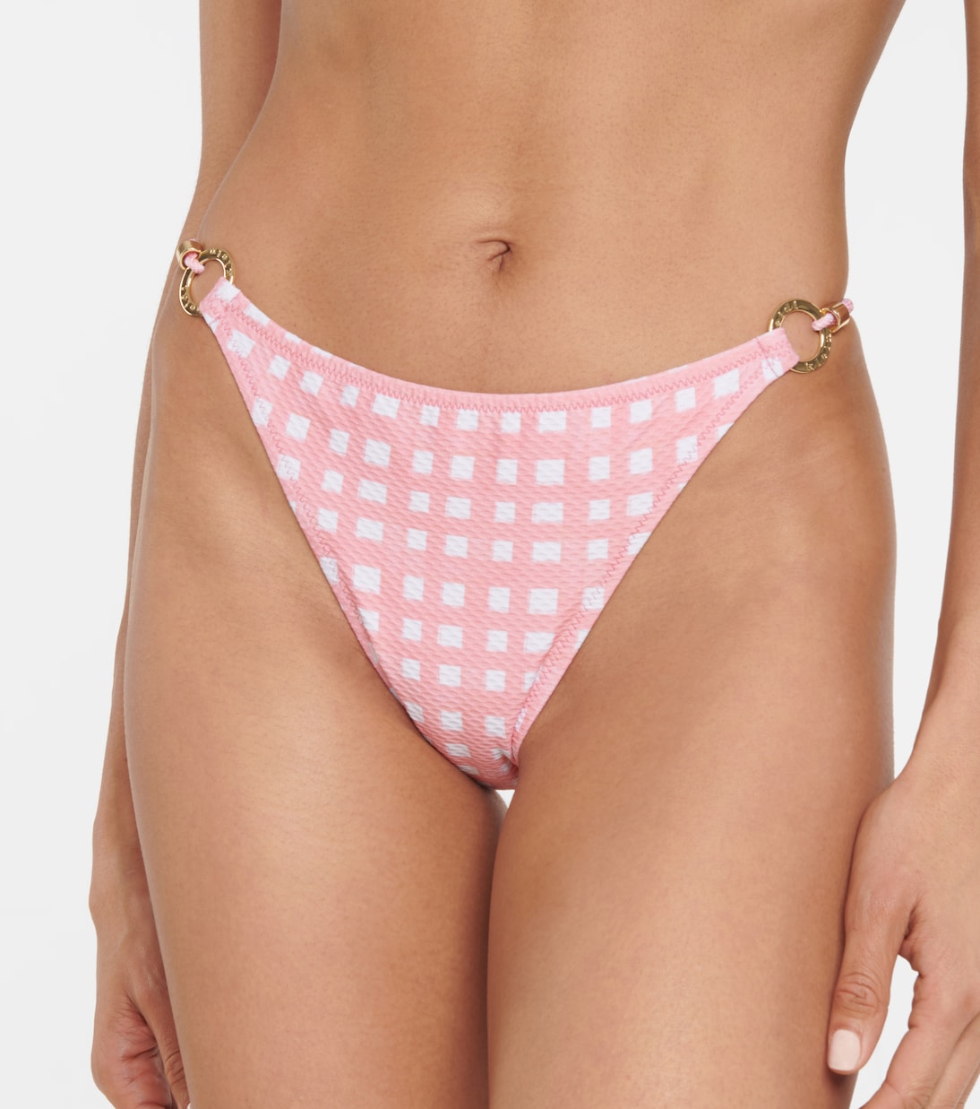 Madagascar checked bikini bottoms | Heidi Klein