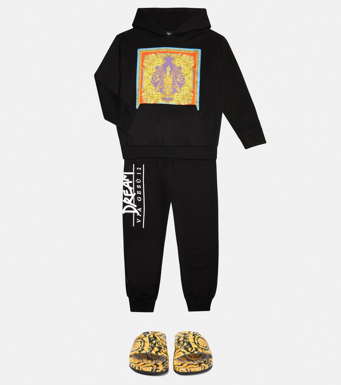Jogginghose aus Baumwoll-Jersey | Versace Kids