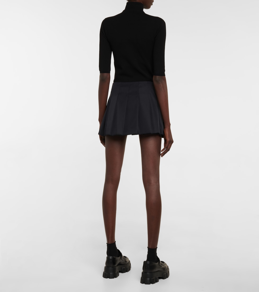 Mini-jupe à plis | Prada