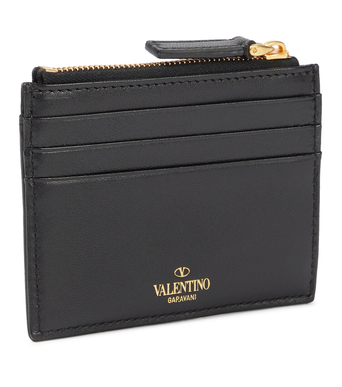Münzetui One Stud aus Leder | Valentino Garavani