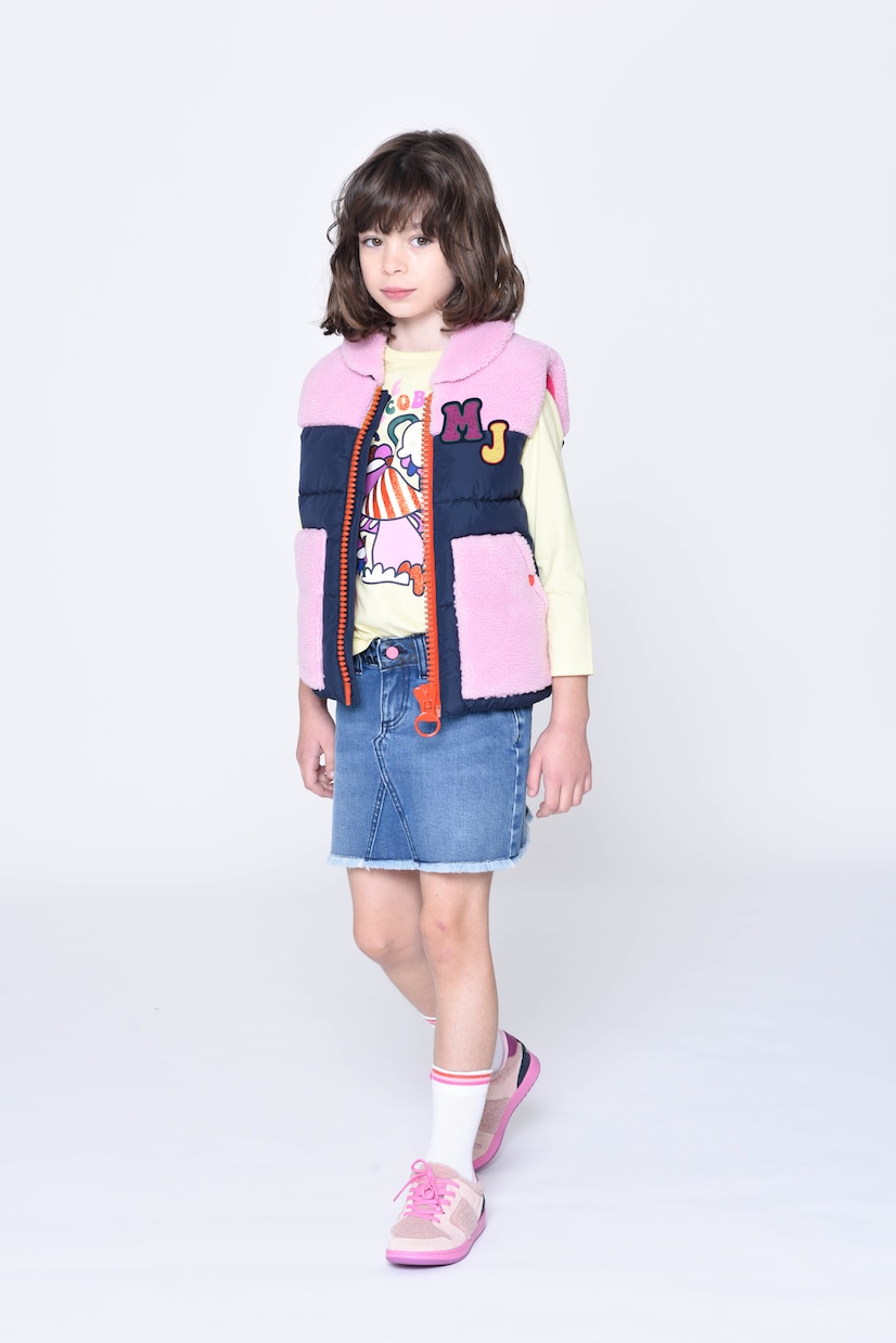 Faux fur and leather sneakers | Marc Jacobs Kids
