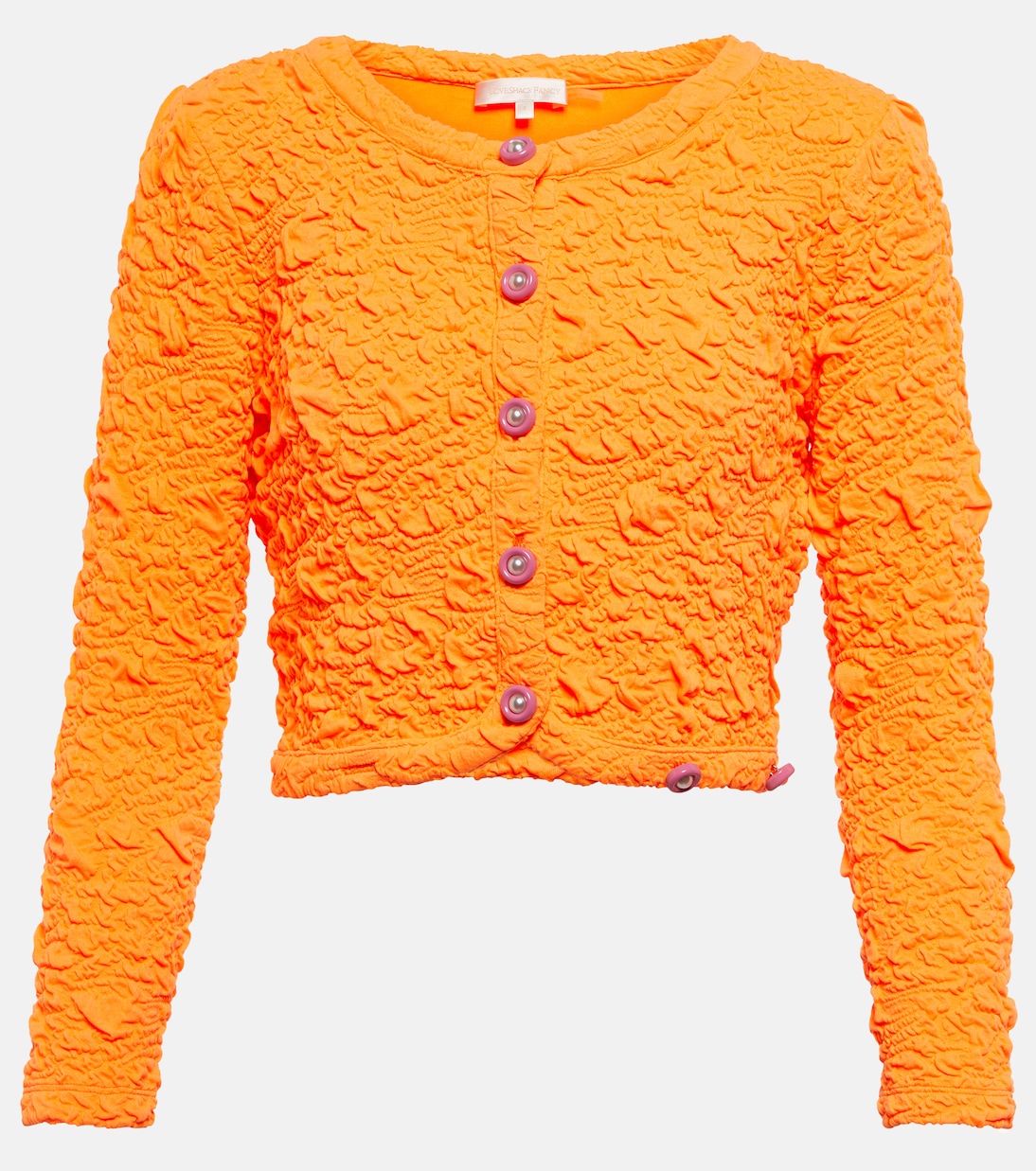 Cropped-Cardigan Senina aus Jersey | LoveShackFancy