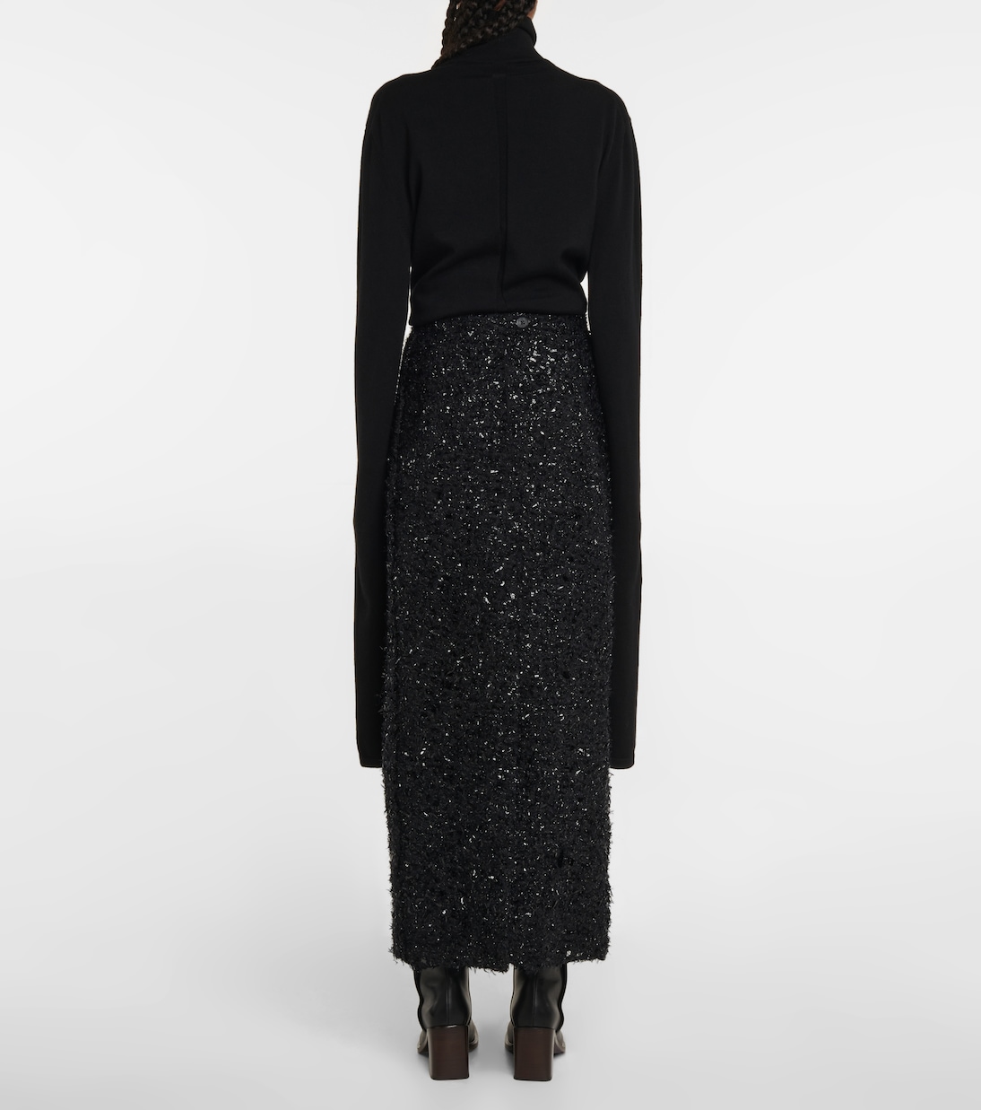 Boucle wool maxi skirt | The Row