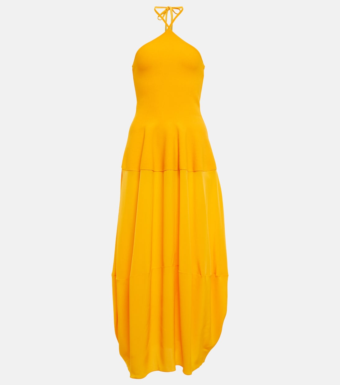 Abito midi con scollo all’americana | Stella McCartney