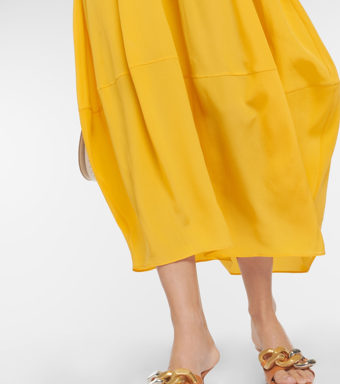 Abito midi con scollo all’americana | Stella McCartney