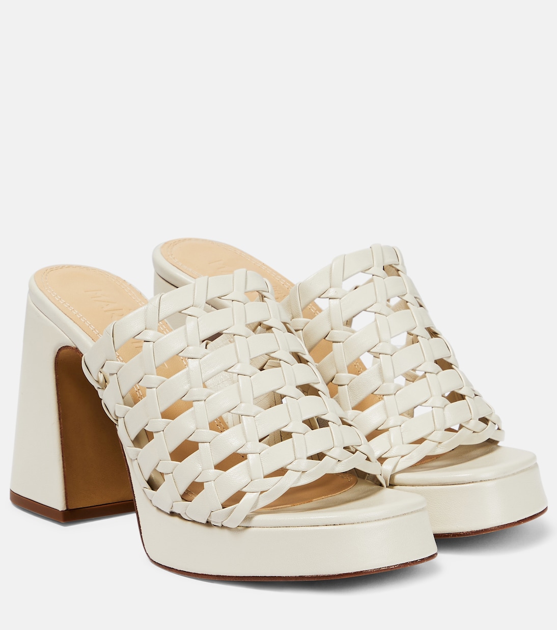 Pantoletten Alba aus Leder | Souliers Martinez