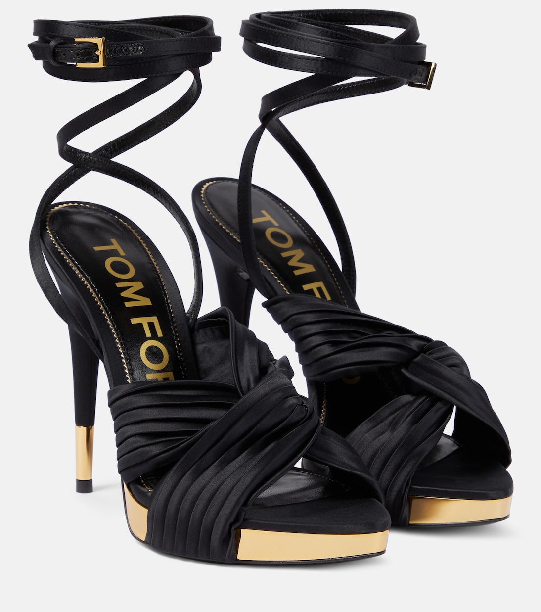 Satin platform sandals | Tom Ford