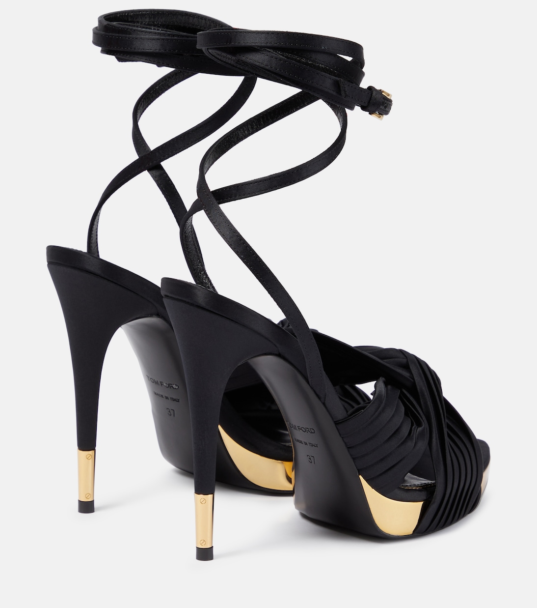 Satin platform sandals | Tom Ford