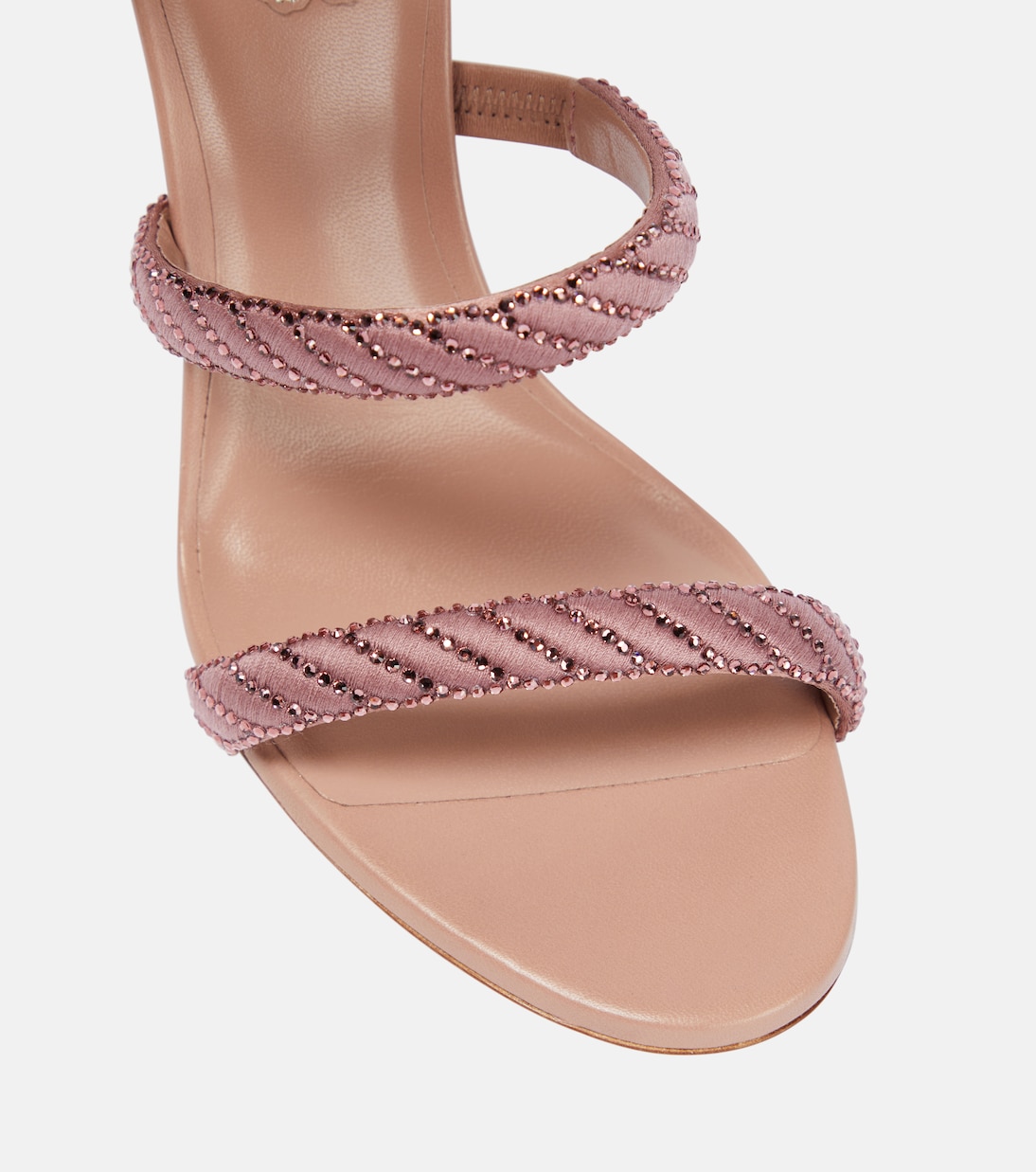 Cleo embellished satin sandals | Rene Caovilla
