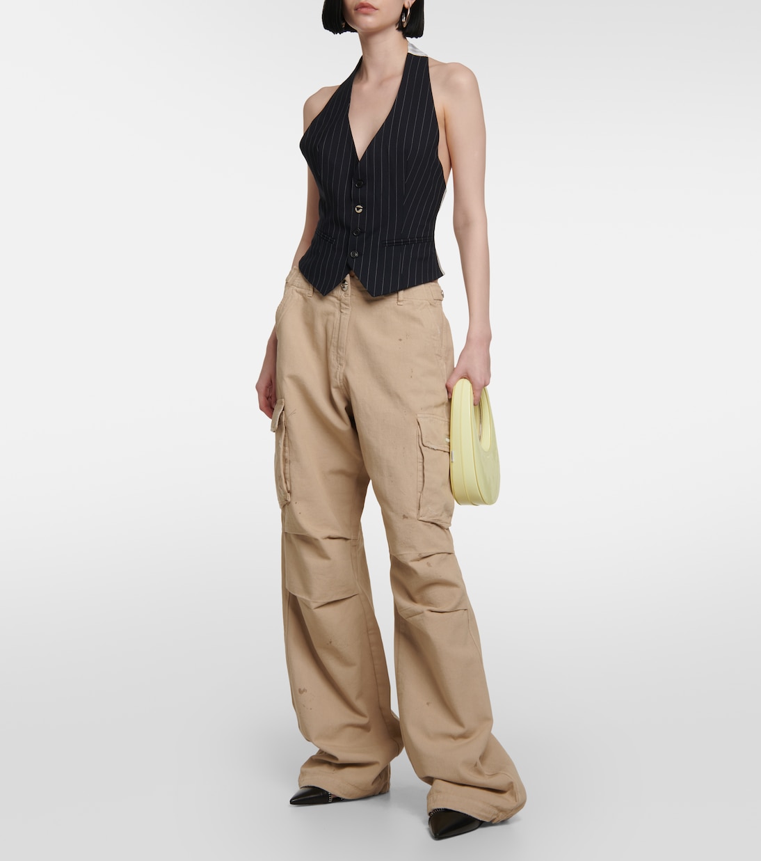 Pantalon cargo ample en coton | Coperni