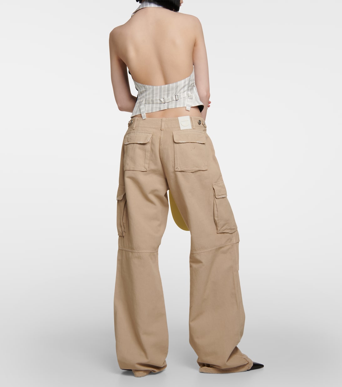Pantalon cargo ample en coton | Coperni