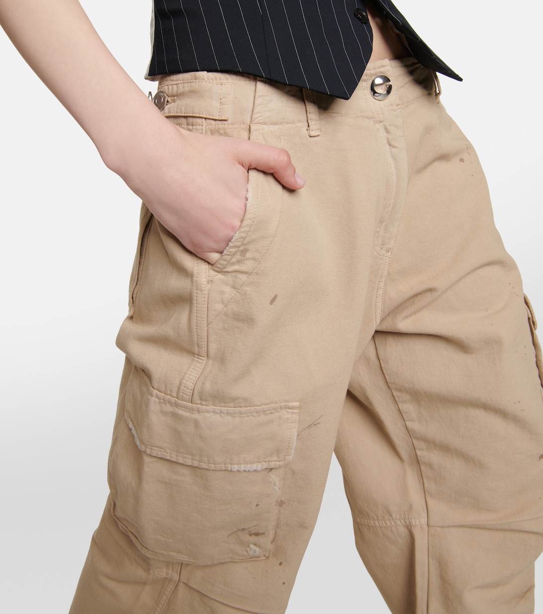 Pantalon cargo ample en coton | Coperni
