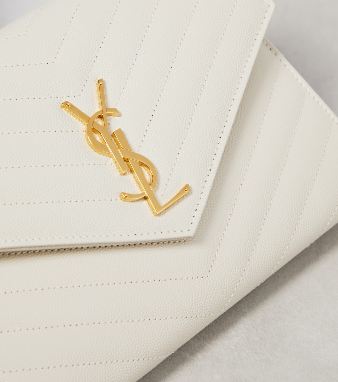Clutch Cassandre Small in pelle | Saint Laurent