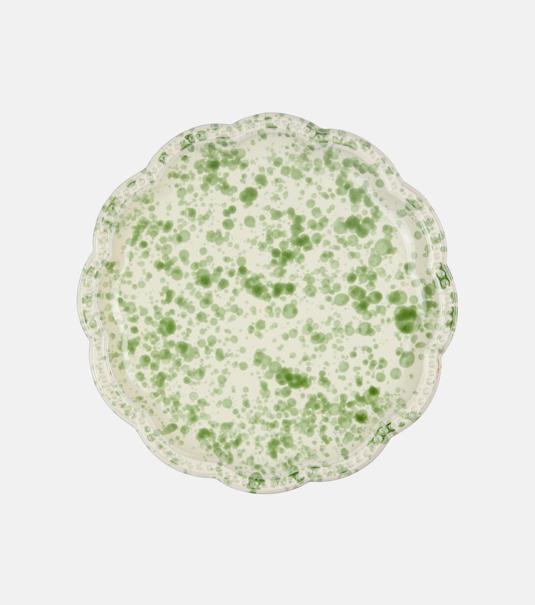 Speckled ceramic dinner plate | Cabana