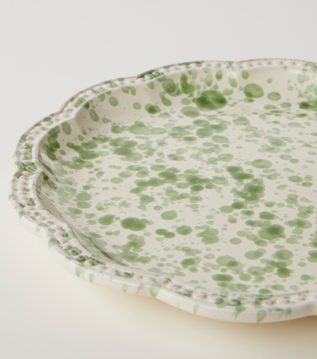 Speckled ceramic dinner plate | Cabana