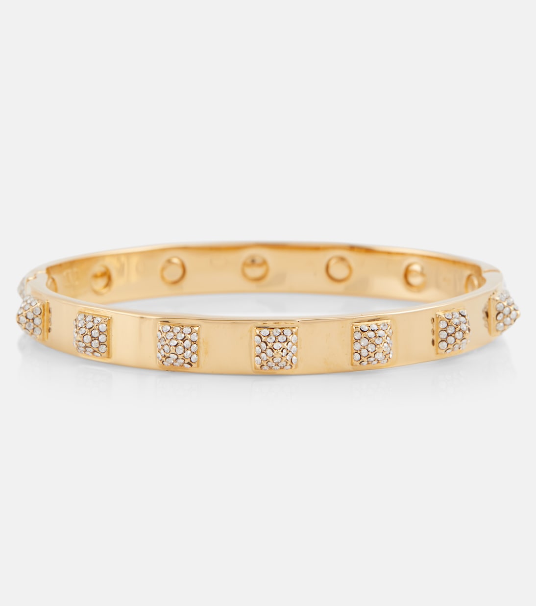 Rockstud bangle with Swarovski® crystals | Valentino