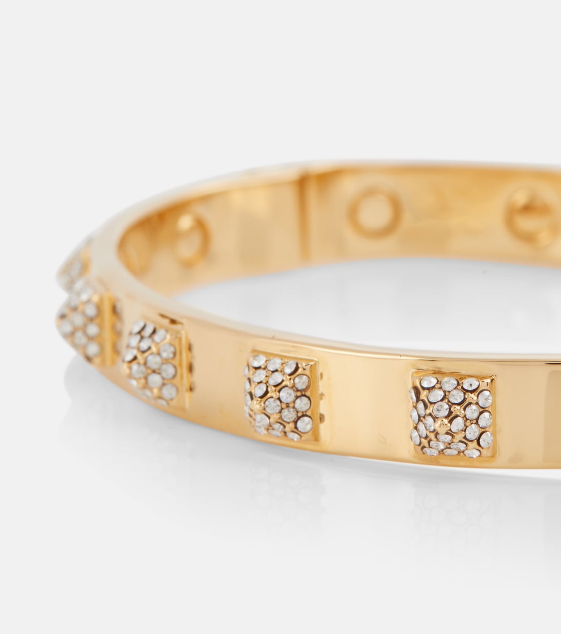 Rockstud bangle with Swarovski® crystals | Valentino