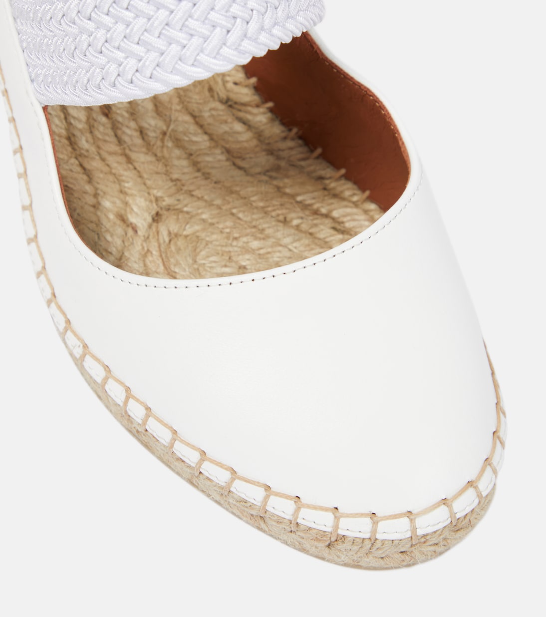 Siena 70 leather espadrille wedges | Malone Souliers