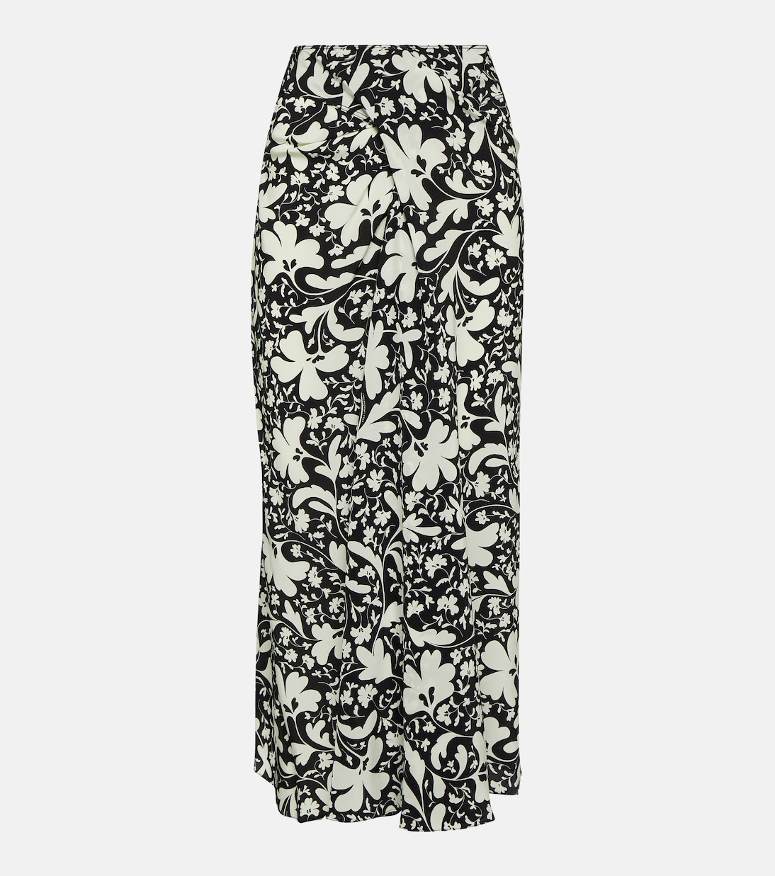 Printed silk midi skirt | Stella McCartney