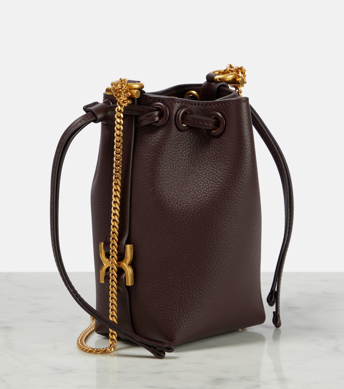 Sac seau Marcie Mini en cuir | Chloé