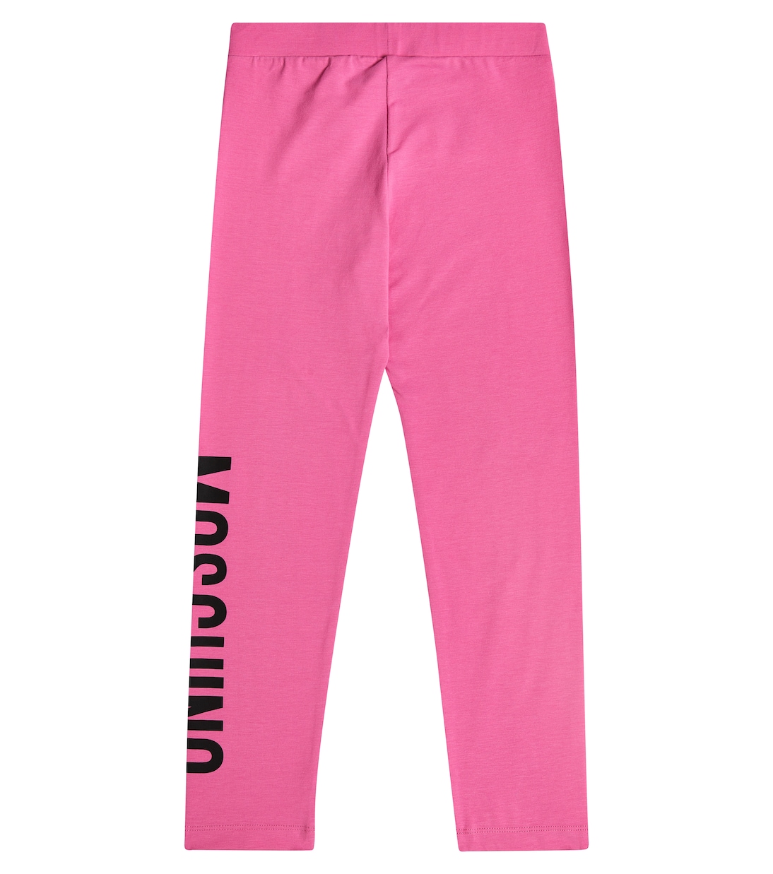 Logo cotton-blend jersey leggings | Moschino Kids