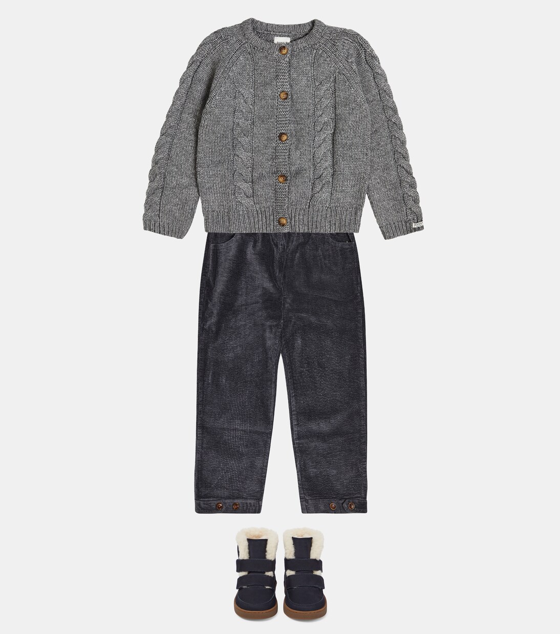 Cardigan Luko in misto lana | Donsje