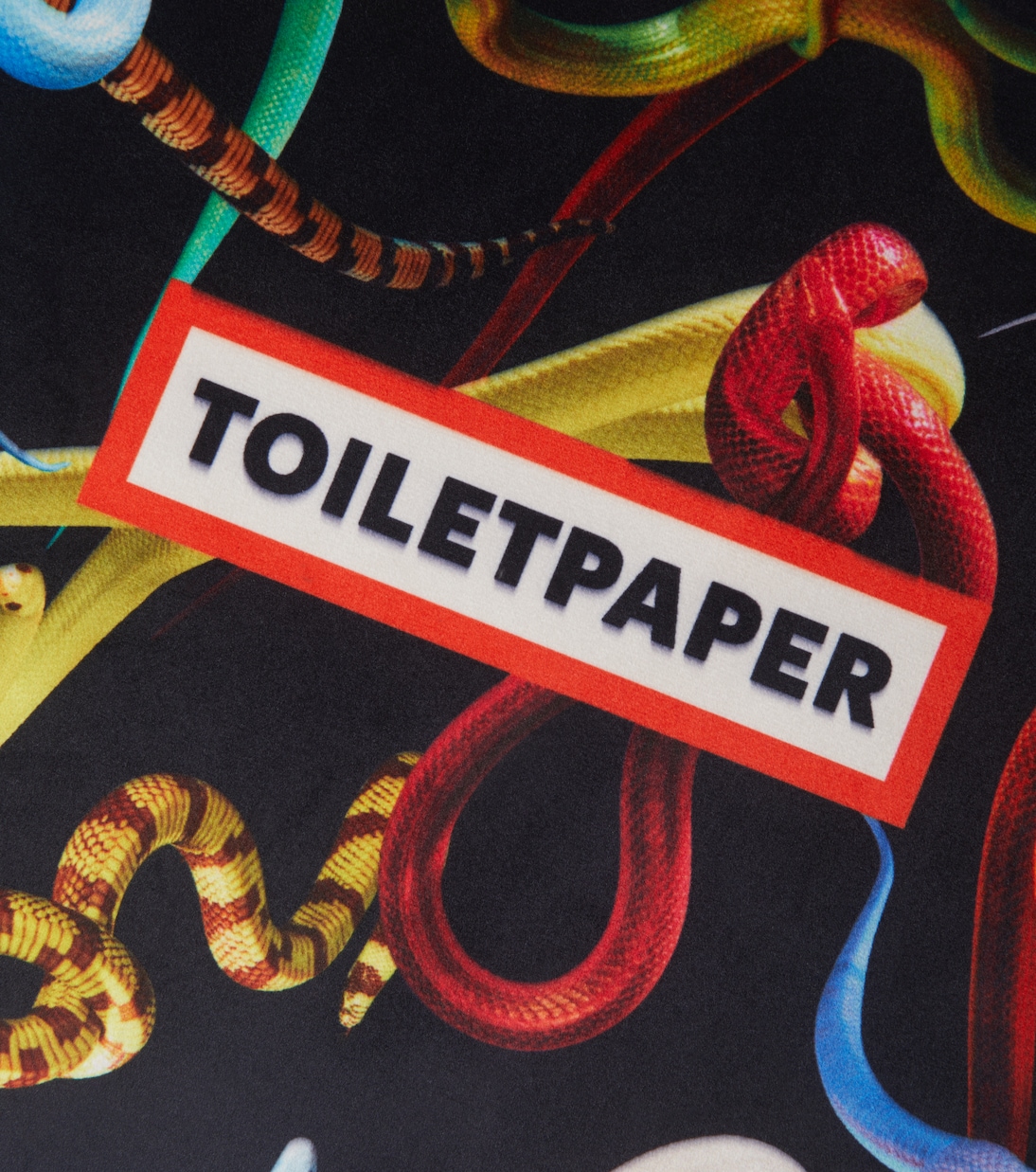 x Toiletpaper Snakes cushion | Seletti