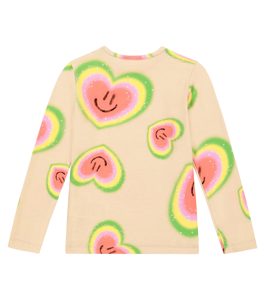 T-shirt Rose à coeur en coton imprimé | Molo