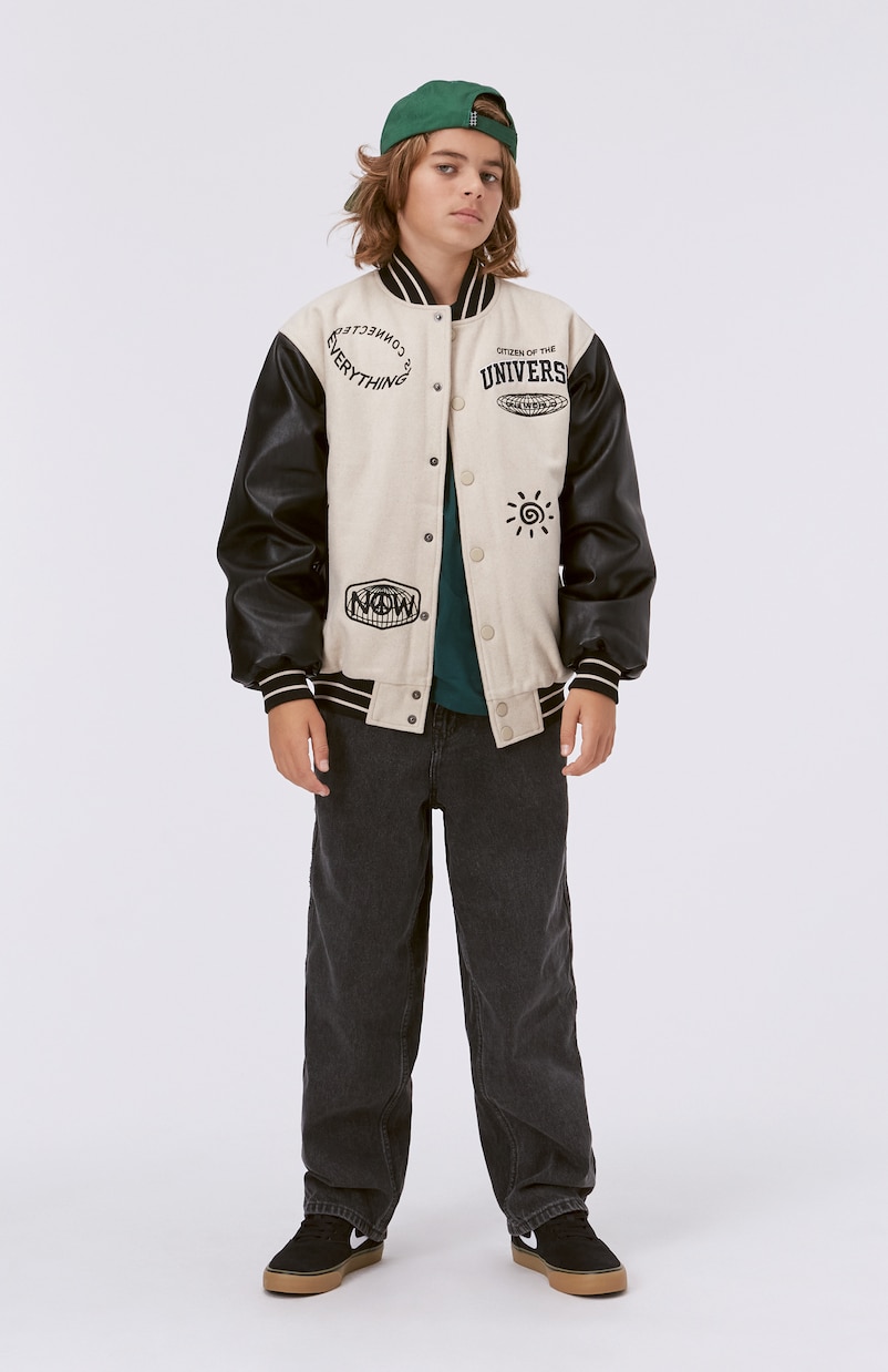 Hani wool-blend varsity jacket | Molo