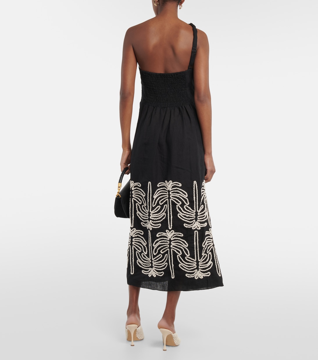 Embroidered linen and cotton maxi dress | Johanna Ortiz