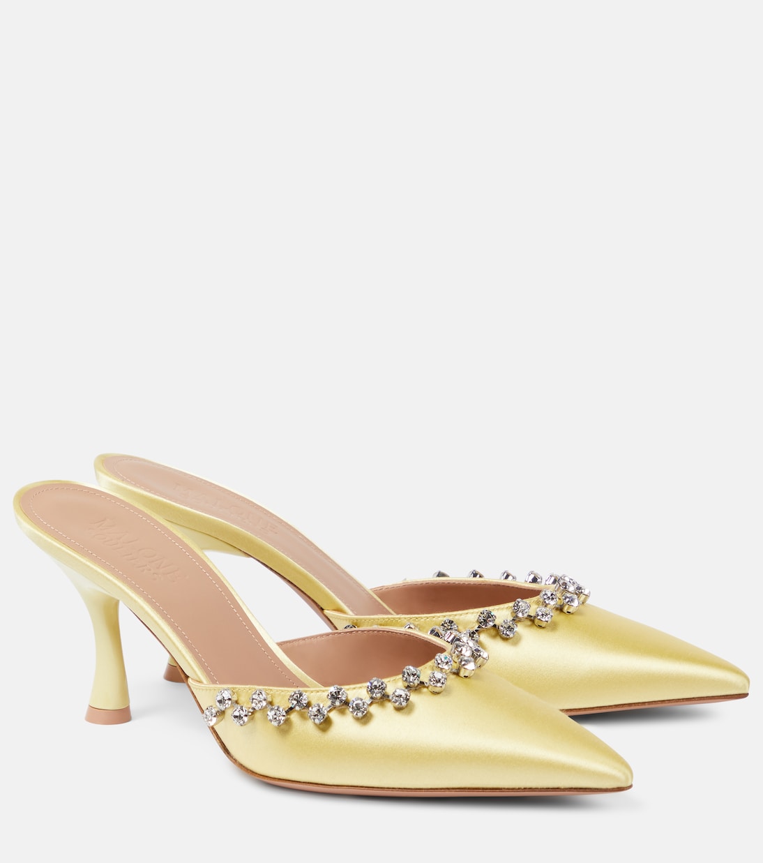 Verzierte Mules Gwyn 70 aus Satin | Malone Souliers