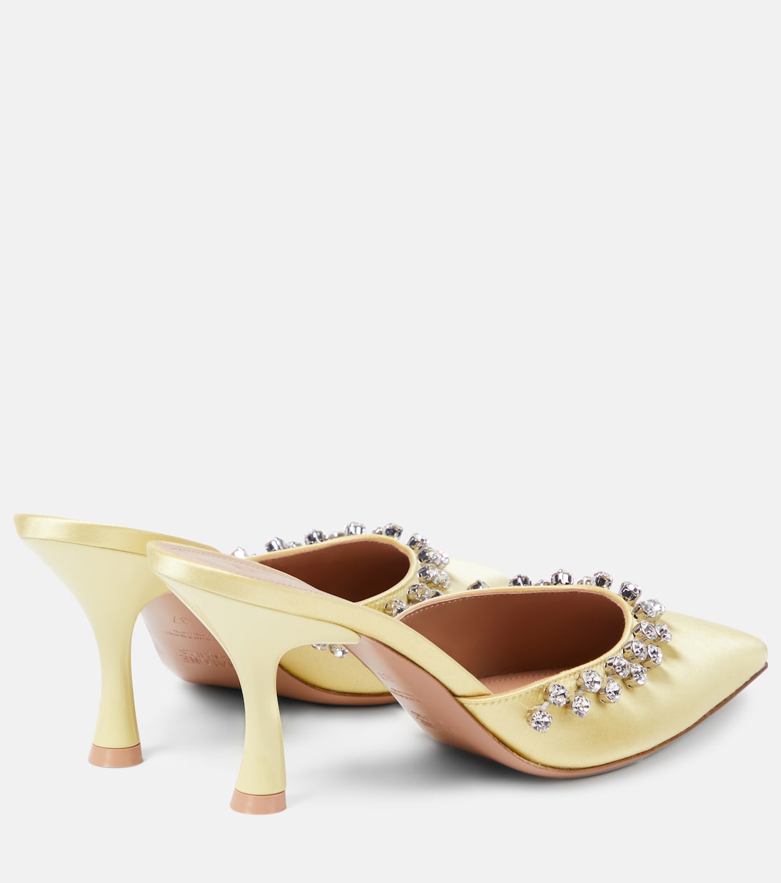 Verzierte Mules Gwyn 70 aus Satin | Malone Souliers