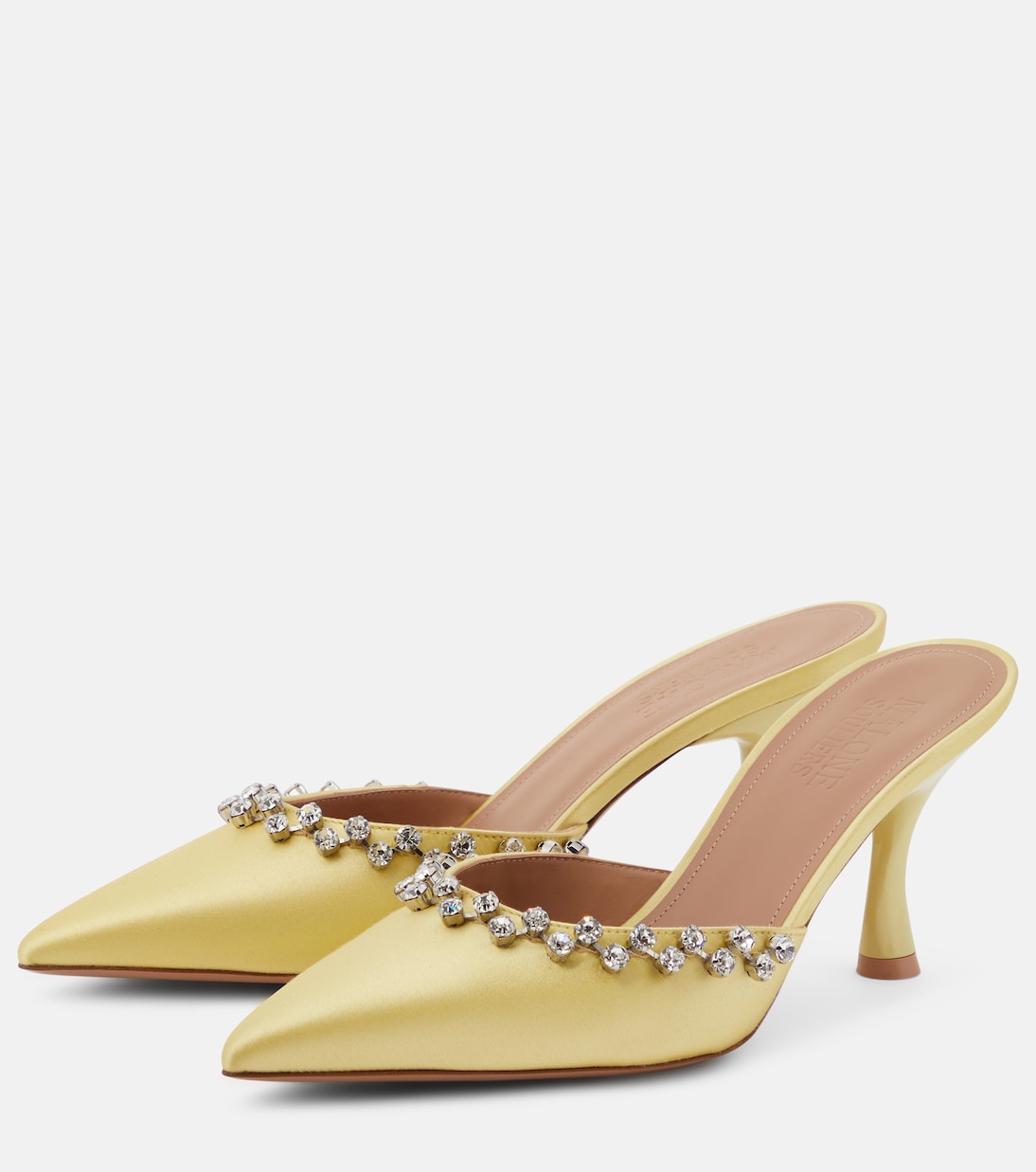 Verzierte Mules Gwyn 70 aus Satin | Malone Souliers