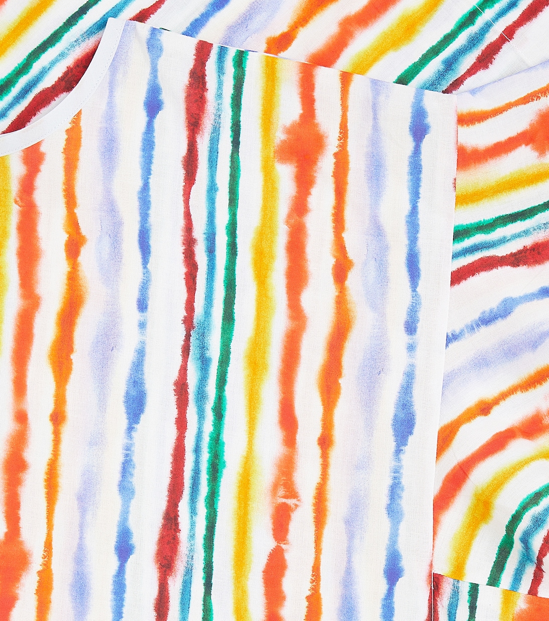 Top Cayla de algodón a rayas tie-dye | Molo