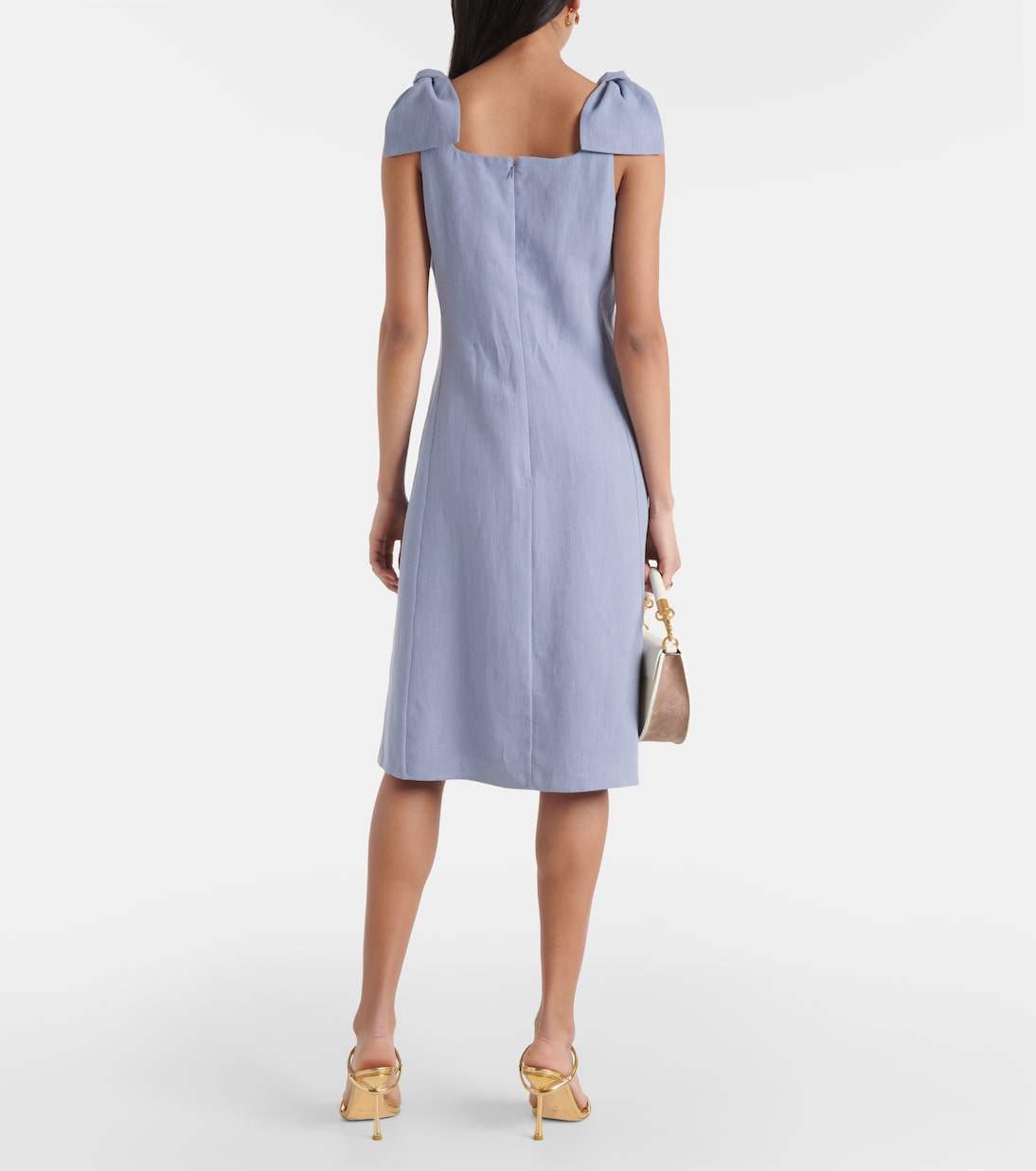 Vestido midi de lino | Chloé