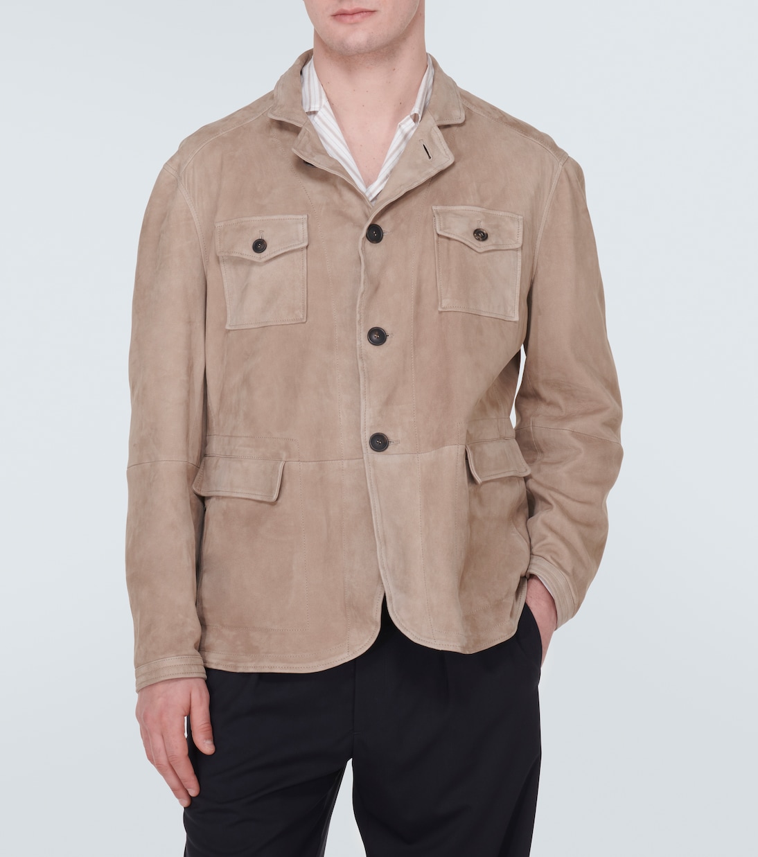 Camicia in suede | Giorgio Armani