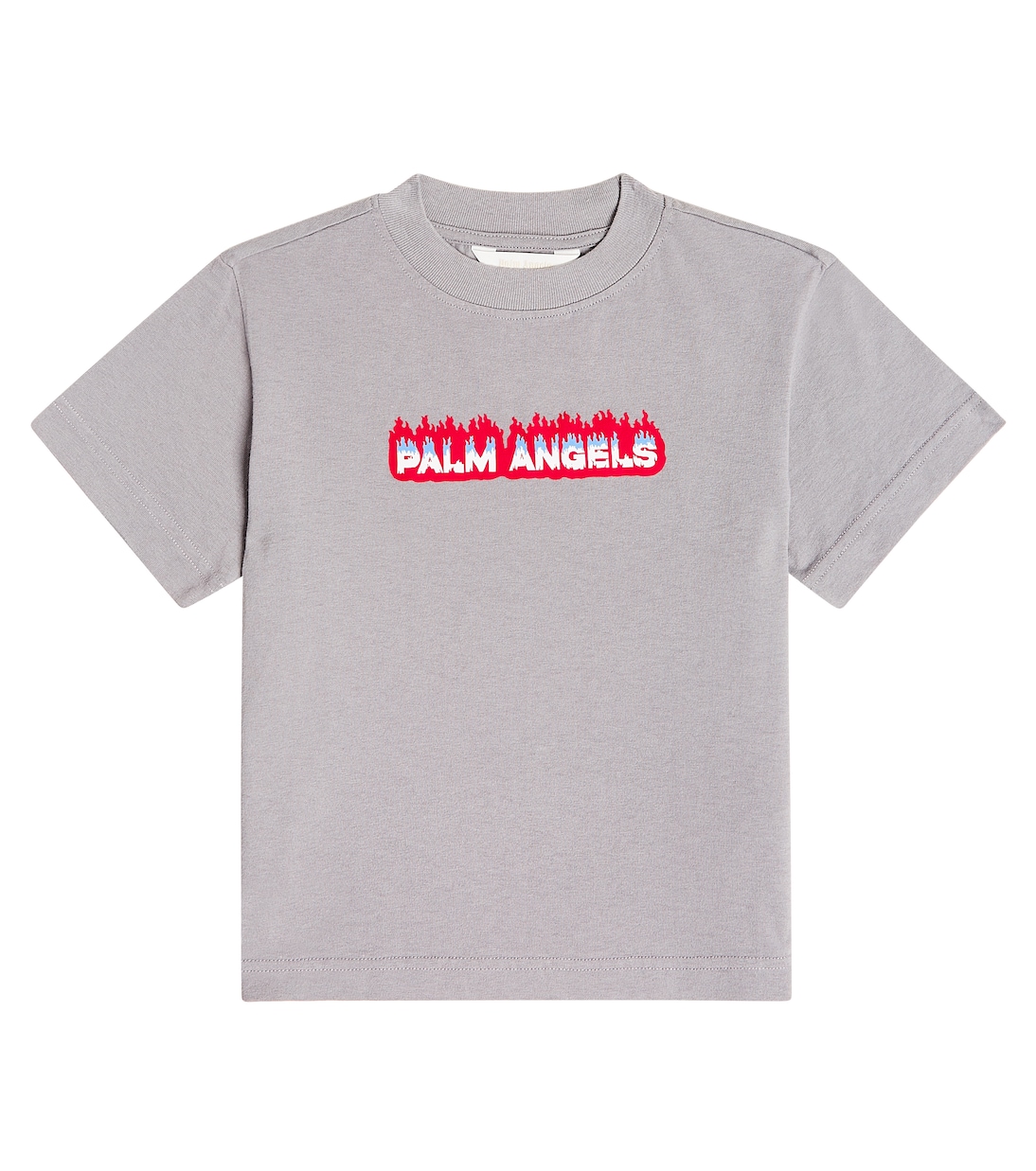 로고 코튼 저지 티셔츠 | Palm Angels Kids