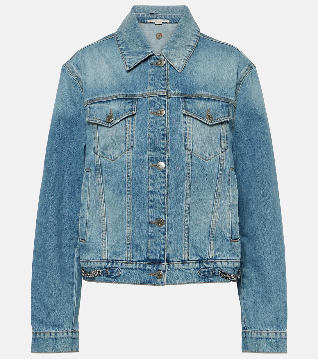 Chaqueta Falabella de denim con cadena | Stella McCartney