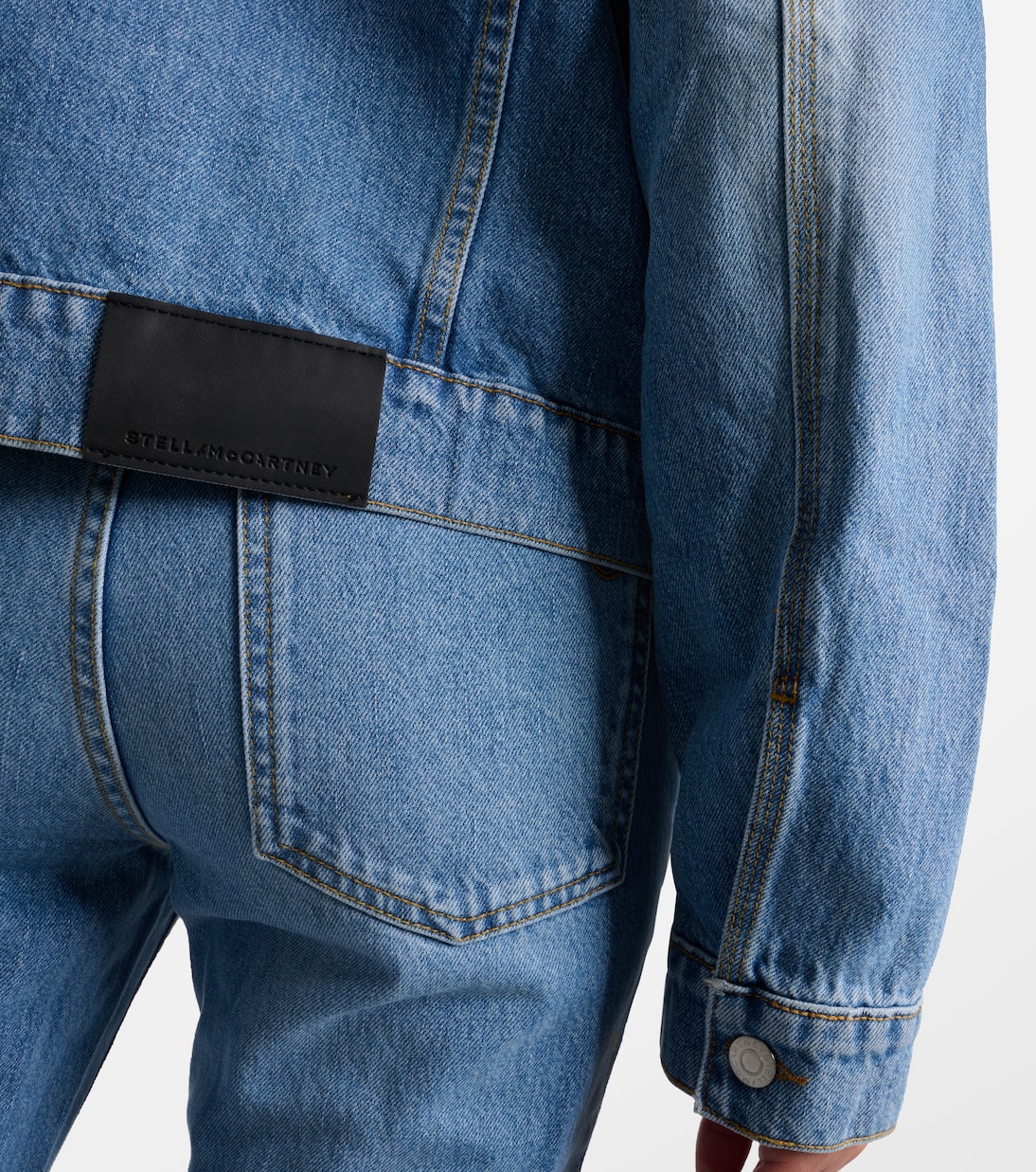Chaqueta Falabella de denim con cadena | Stella McCartney