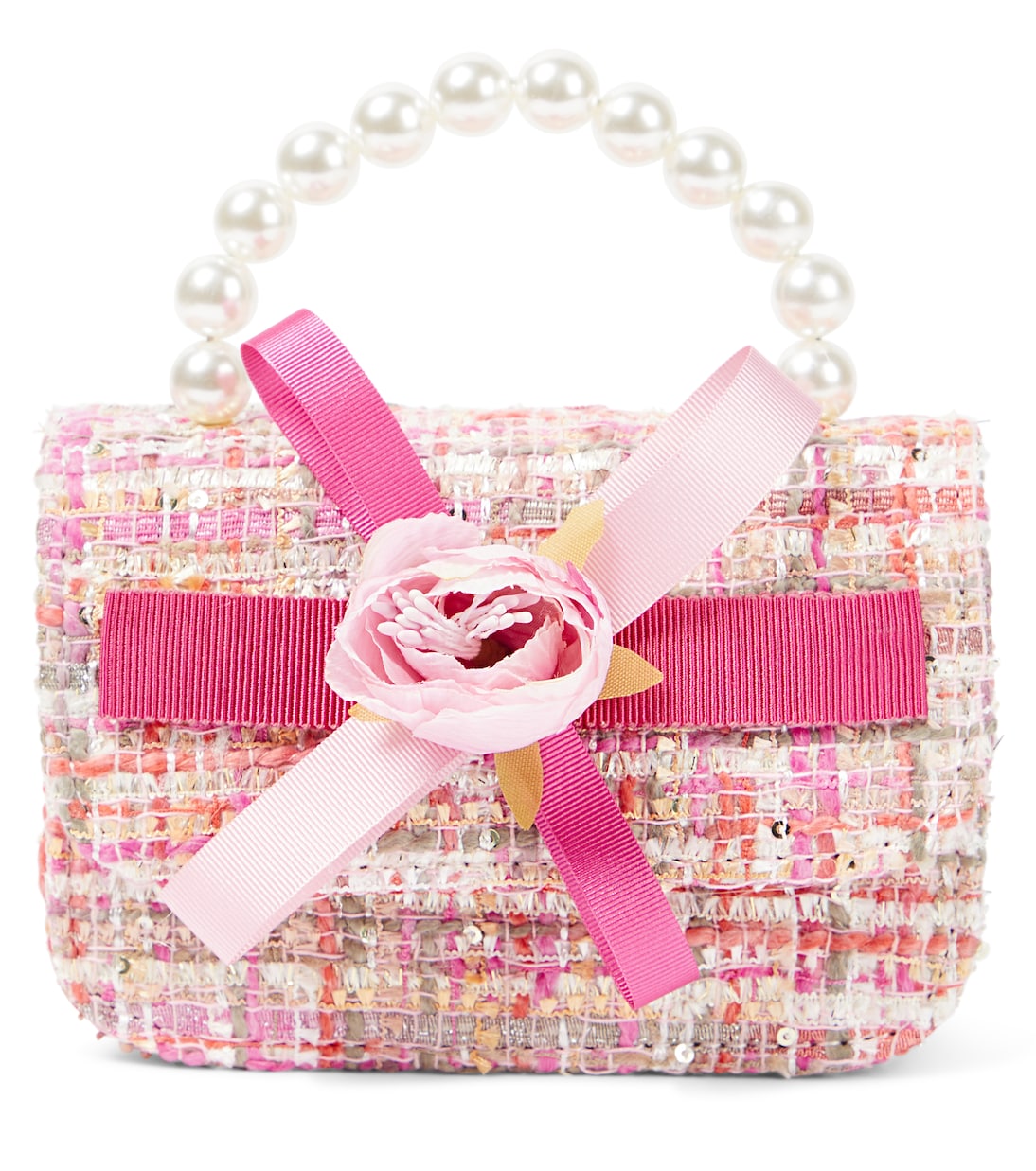 Verzierte Tasche aus Tweed  | Patachou