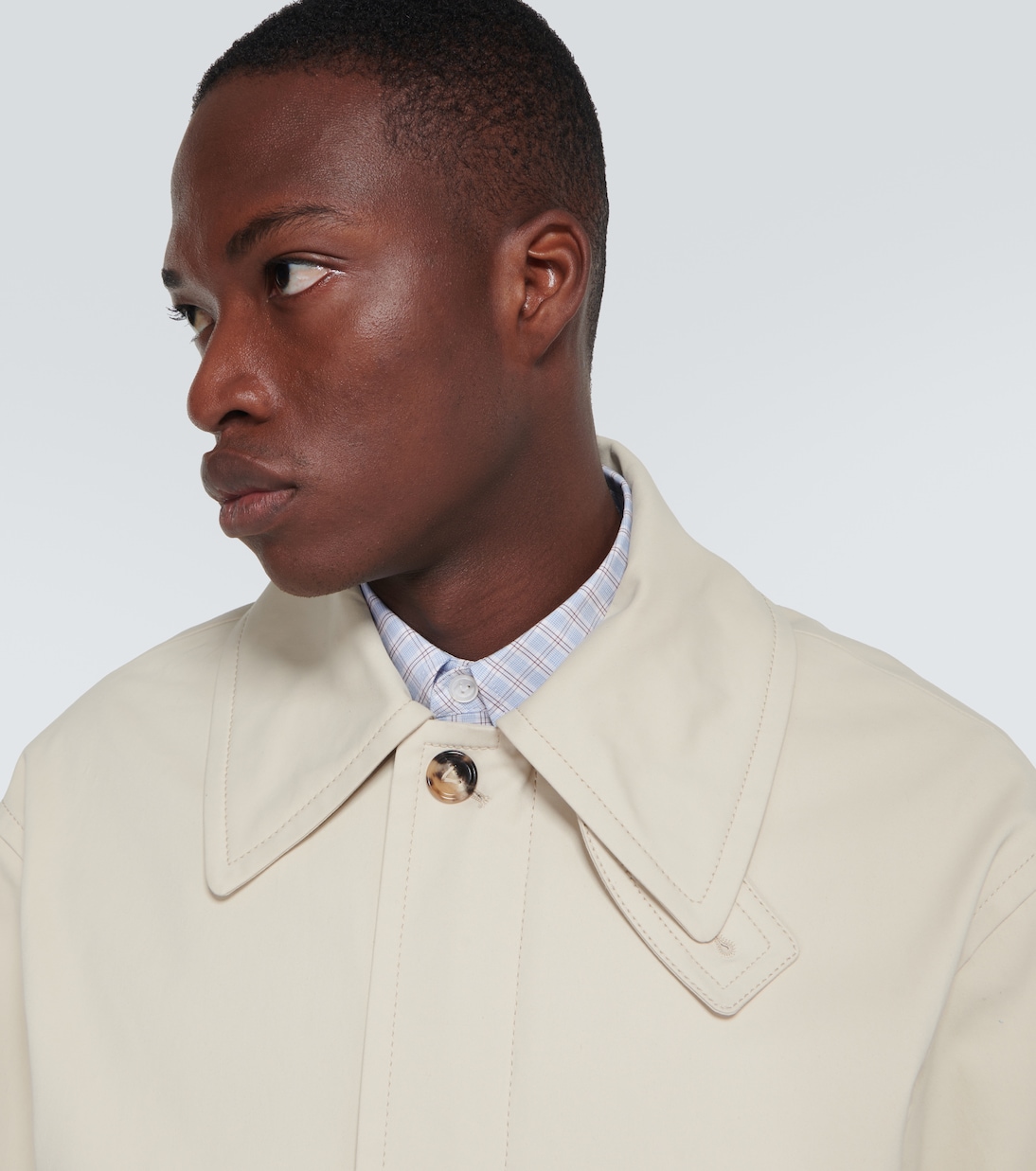 Coated cotton blouson jacket | Bottega Veneta