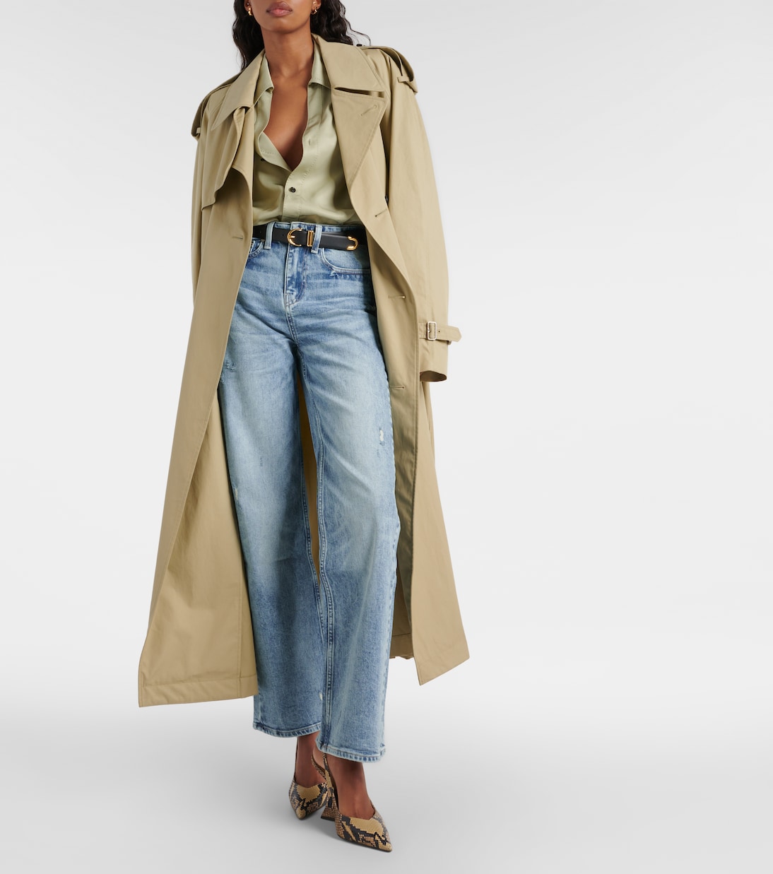 Jeans a gamba larga New Alexxis a vita alta | AG Jeans