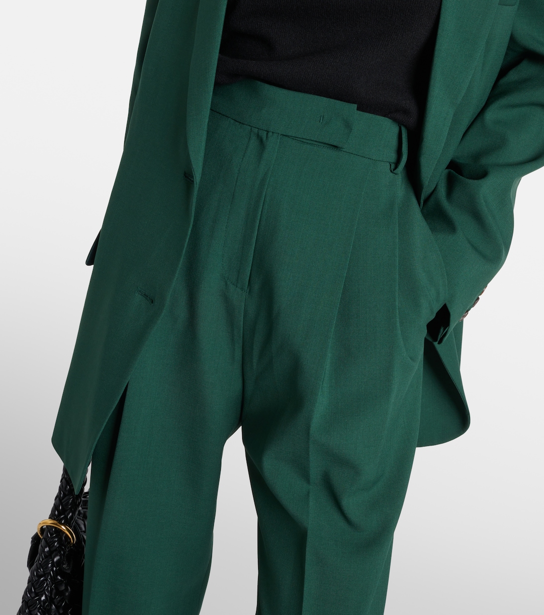 Pantaloni regular Bea a vita alta | The Frankie Shop