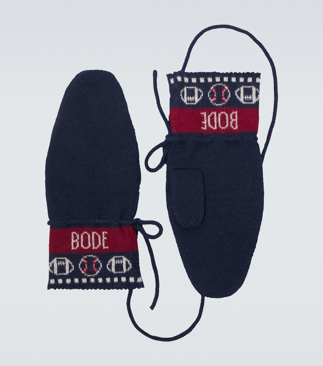 Muffole in jacquard di alpaca | Bode