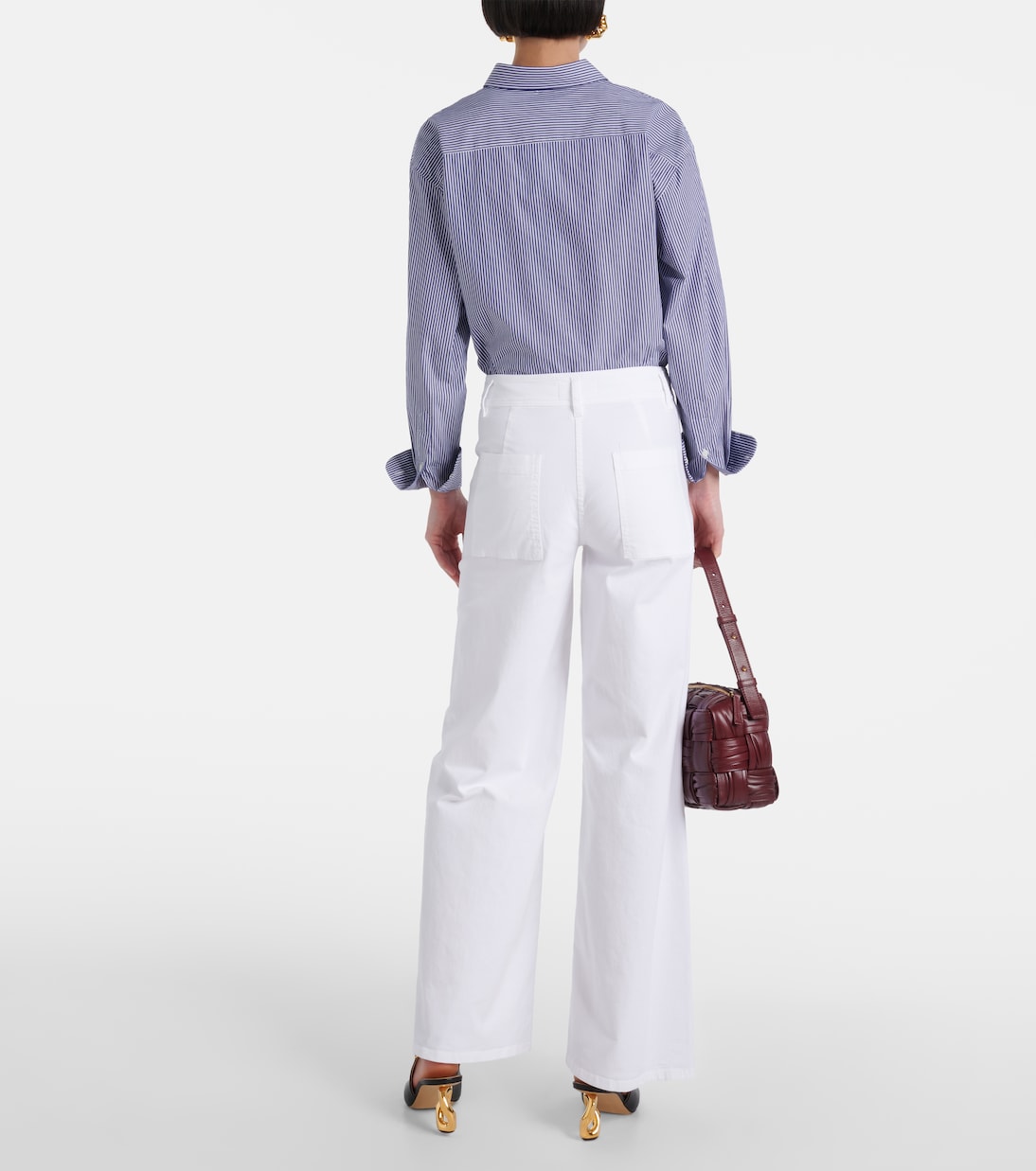 Weite Hose Megan aus Baumwoll-Twill | Nili Lotan